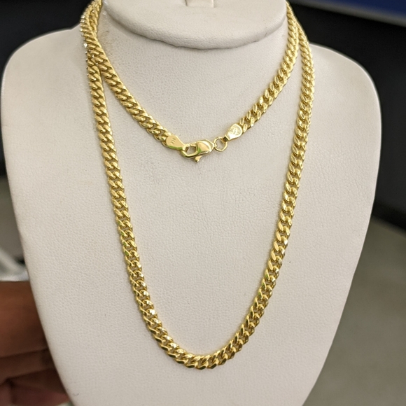 Unbrand Jewelry - 14kt Real Gold Miami Cuban Style Chain 3.6 mm 20 Inches